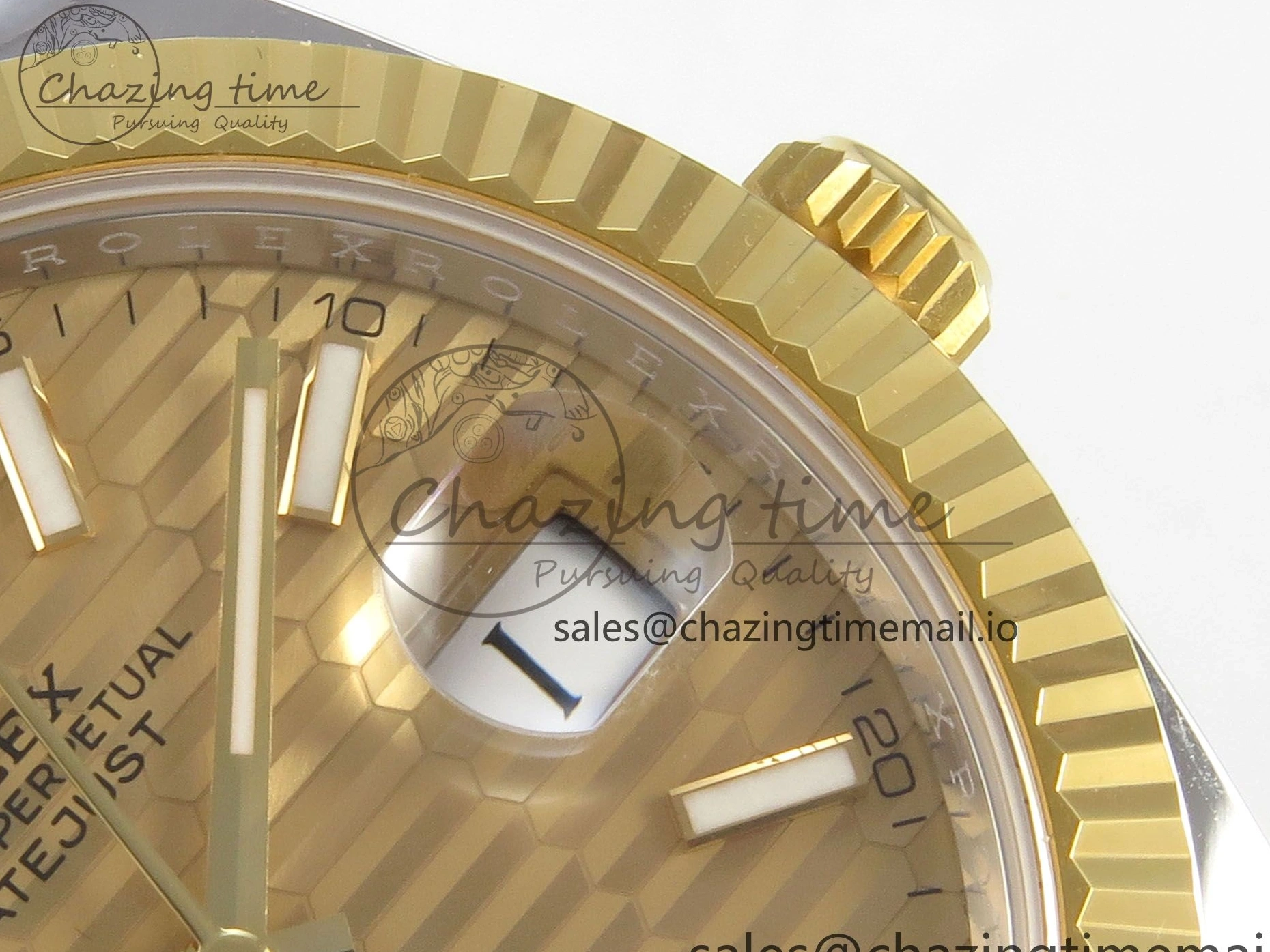 0226 TravelReady DateJust 41 126333 SS YG ARF 1:1 Best Edition YG Texture Stick Dial on Jubilee Bracelet SH3235 (Weighted) 217